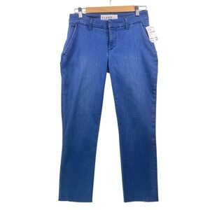Frank & Eileen Wicklow Stretch Trouser Pants Blue Size 2 NWT